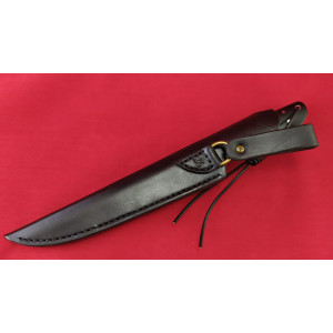 ЧОРНИЙ ГЕТЬМАН ексклюзивний ніж ручної роботи майстра студії RUSLAN KNIVES, купити замовити в Україні (Сталь N690™ 60 HRC). Photo 2